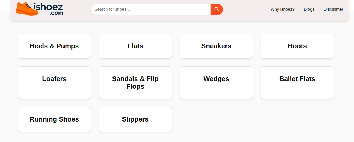 iShoez Retail UI Concept